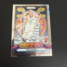 Paige Bueckers 2025 Panini Prizm WNBA (RC) #12 Groovy Dallas Wings