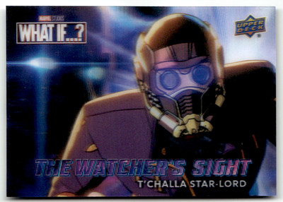 Upper Deck 2023 Marvel What If...? WS-15 T'Challa Star-Lord The Watcher's Sight
