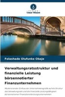 Verwaltungsratsstruktur Und Finanzielle Leistung BöRsennotierter...