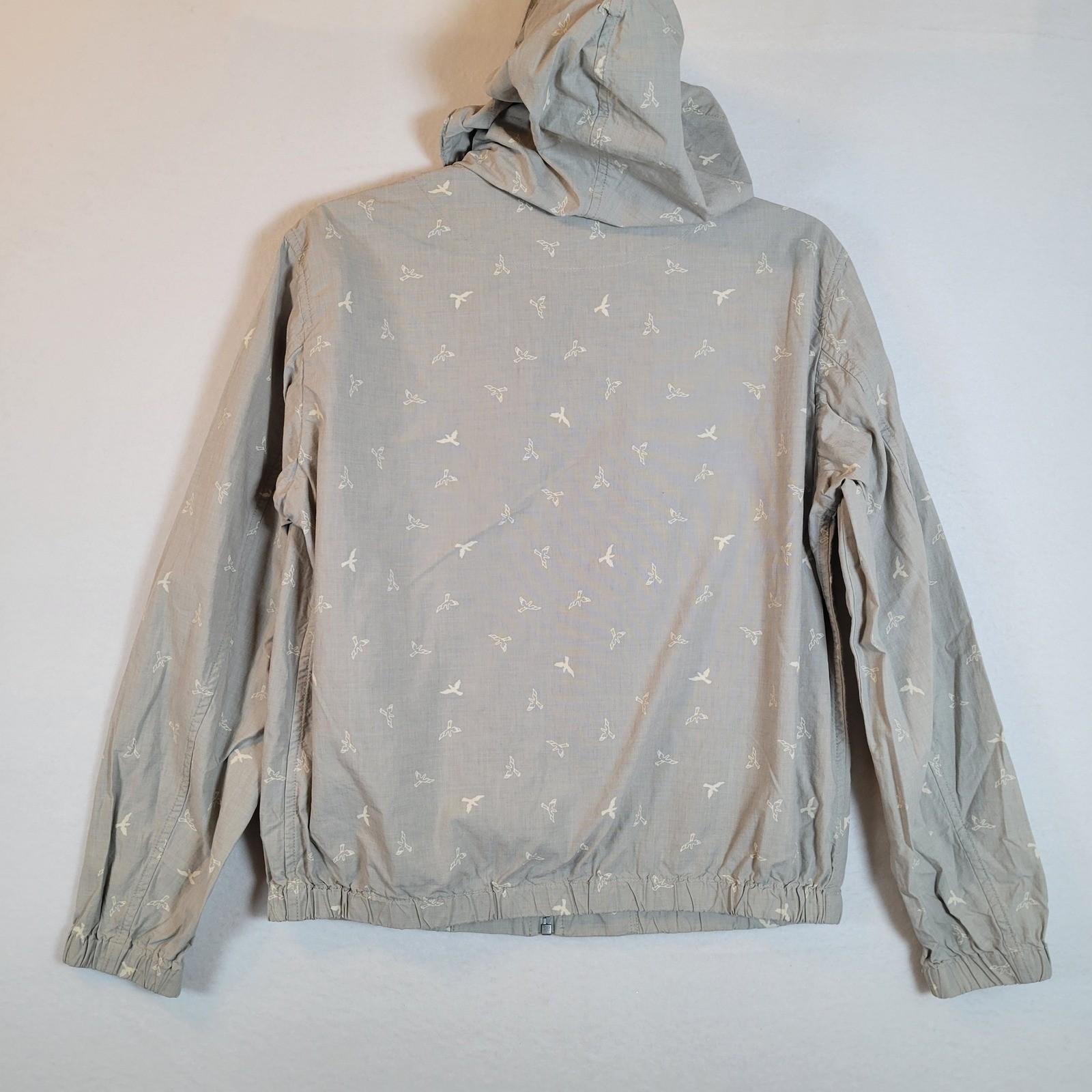 Uniqlo Ines de la Fressange Womens Lightweight Bird Hood Jacket Size Small Gray thumbnail 7