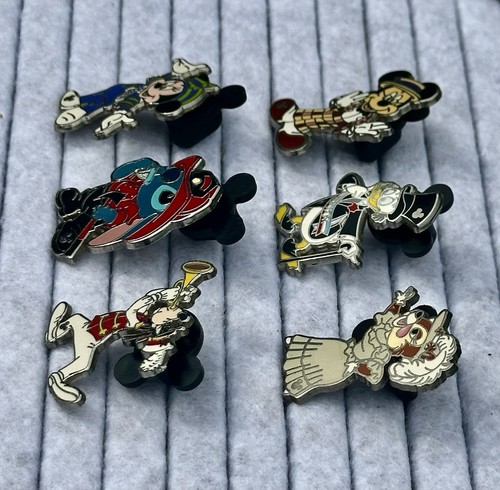 Disney Pins 6 Stück WDW 2010 Scoop and Friends Hidden Mickeys with Goofy Completer - Bild 4 von 24