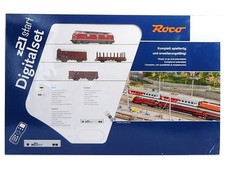 Roco H0 z21 start Digitalset Diesellokomotive BR 221 mit Güterzug DB 5110008 neu