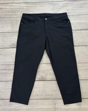 LULULEMON ABC SLIM FIT 5 POCKET Mens Sz 38x26 Gray Warpstreme Stretch Pants EXC