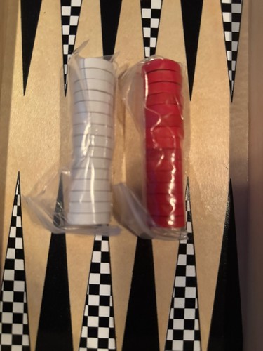 Limited Vans Off the Wall Backgammon Game Black & White Checkered Complete - Picture 6 of 6