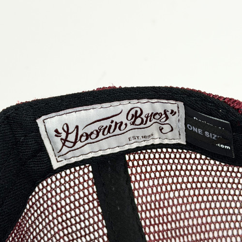 Goorin Bros Buck Fever Deer Trucker Hat Snapback Brown Burgundy NWT image 7