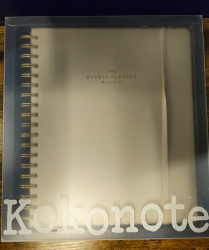 Kokonote Planner Misty Gray 2025 Weekly Planner | 8.3" x 9.8" | select color - Picture 1 of 2