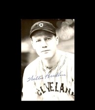 Willis Hudlin Signed Photo Postcard Cleveland Autograph