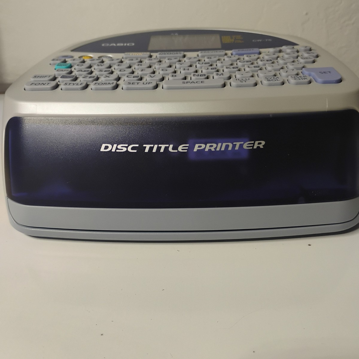 オフィス用品 CASIO DISC TITLE PRINTER DacWare — Casio Disc Title Printer Cw-e60