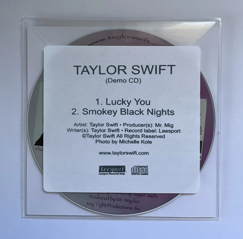 Taylor Swift - Lucky You | Promo CD Demo 2003 2 Tracks - Image 3 of 4