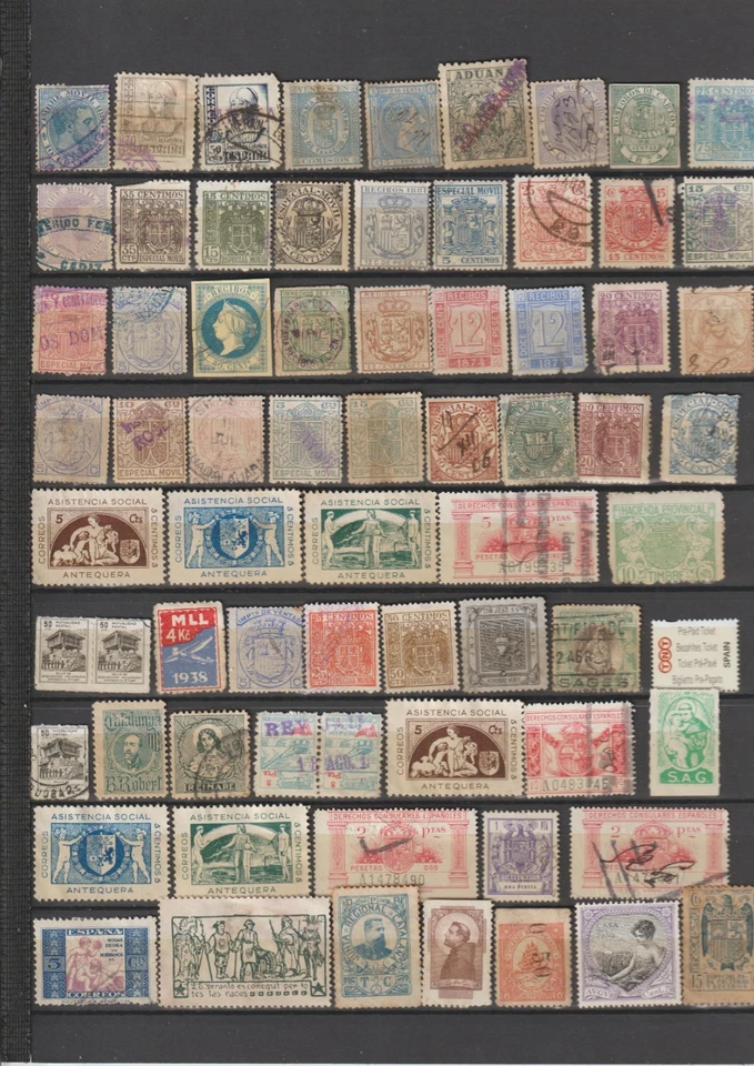 Spain fiscal revenue and labels ( 7 scans) - Photo 2/4
