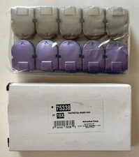 Advantus Fabric Panel Wall Clips Standard Size Assorted Metallic Colors 20/Box