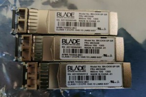 Lot of 3 46C3449 IBM Blade 10GB SFP + 850nm Transceivers