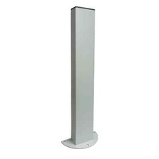 Colonnina universale 50cm per fotocellule grigio chiaro RAL9006 Indem COL50M