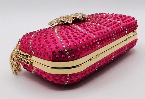 *New* Vintage Rhinestone Floral Evening Handbag Wedding Party Clutch Purse /W4 - Picture 72 of 80