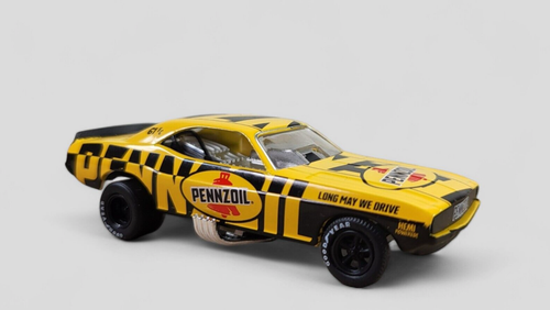 1971 DODGE CHALLENGER FUNNY CAR Diorama Collectible DieCast Model 1:64 LOOSE - Picture 5 of 10