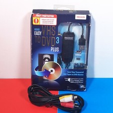 Roxio Easy LP/VHS To CD/DVD 3 Plus USB Converter: Video Tapes Transfer Backups