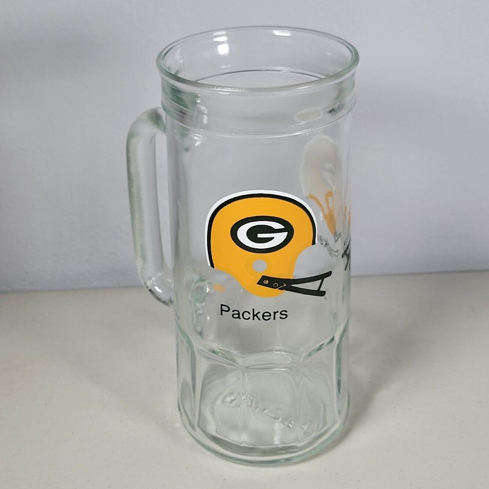 Green Bay Packers Mug Double Bar Helmet Fisher Nuts 1970s VTG eBay