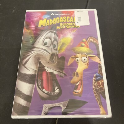 Madagascar 3 - Europe's Most Wanted DVD Ben Stiller NEW Free  