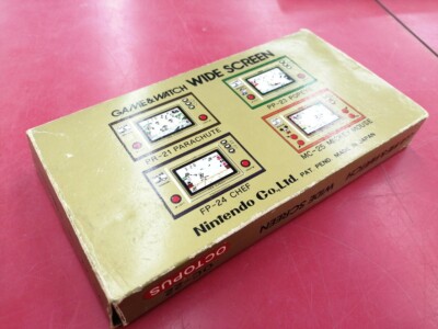 LCD OCTOPUS Game Watch OC-22 Boxed Wide Screen Tested Nintendo