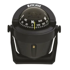 Ritchie Compass, Bracket Mount, 2.75" Dial, Black. B-51
