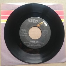 CHARLEY PRIDE Missin You/Heartbreak Mountain 45 7" COUNTRY Vinyl Record Records
