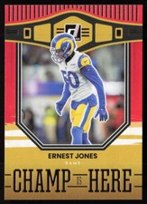 Ernest Jones 2022 Donruss Champ is Here Red #CIH-15 - Los Angeles Rams
