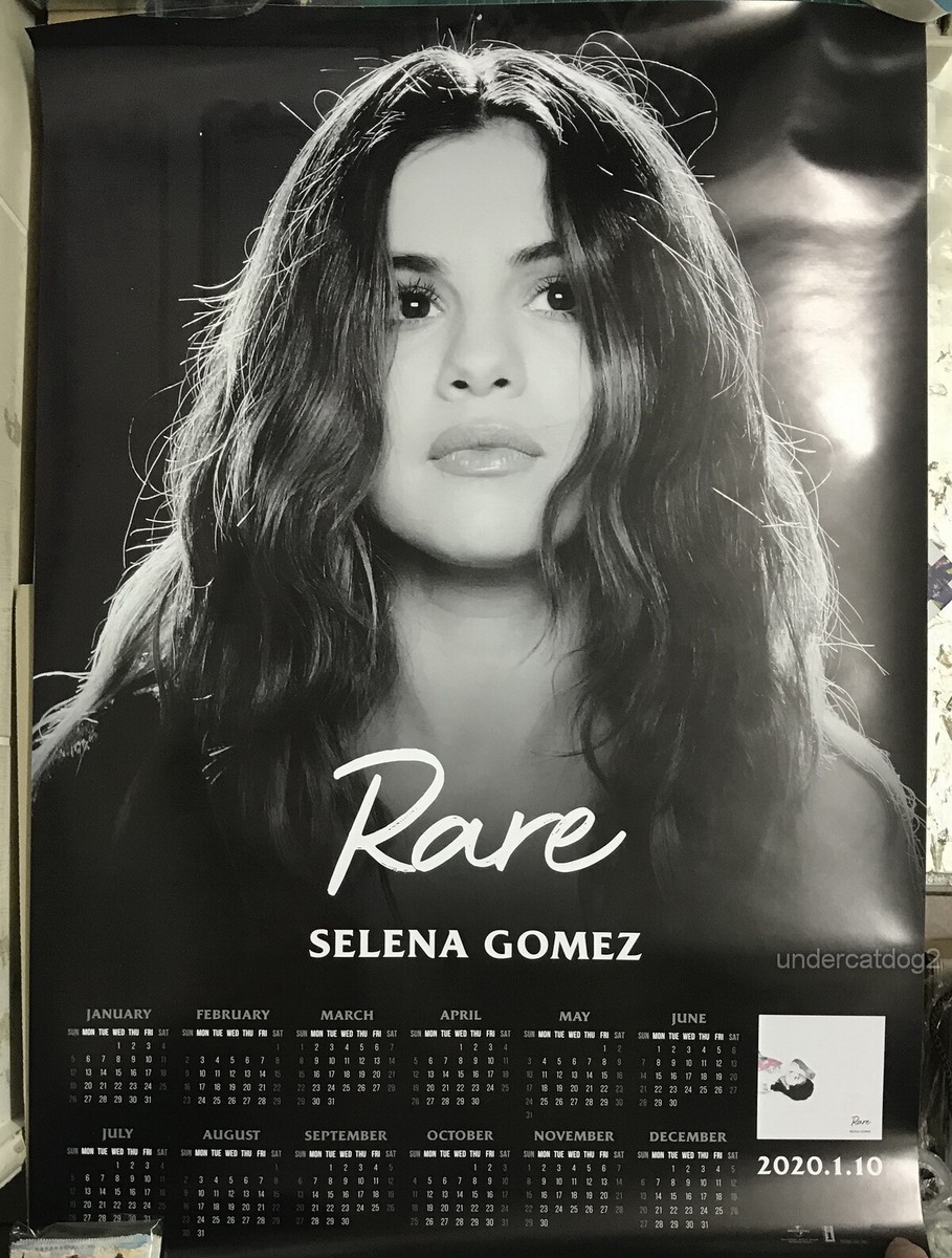 Selena Gomez Rare Taiwan Promo 2020-year Calendar Poster | eBay
