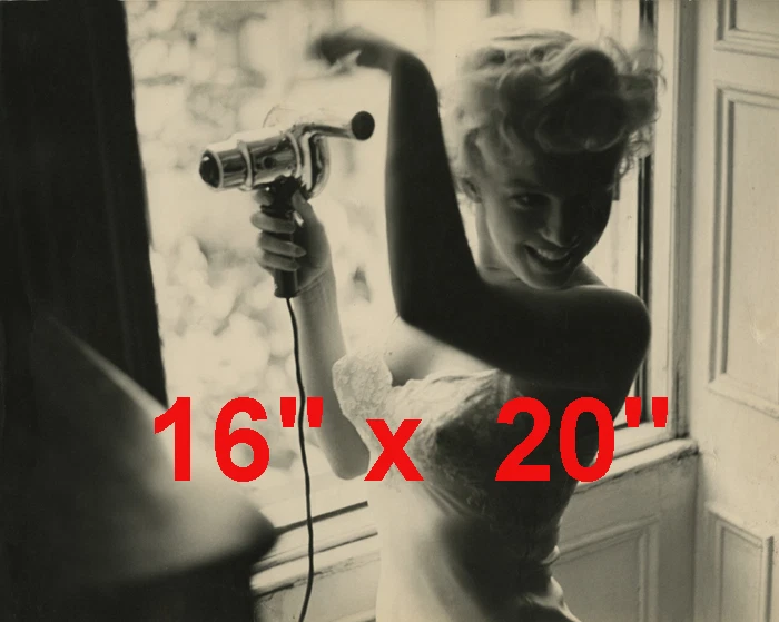 Marilyn Monroe~Hair Salon~Spa~Barber~Blow Dry~Photo~Decor~Stylist~Poster~16"x20"
