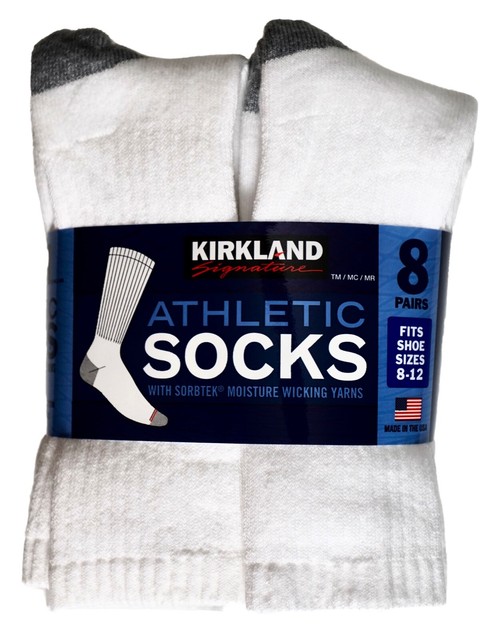kirkland white socks