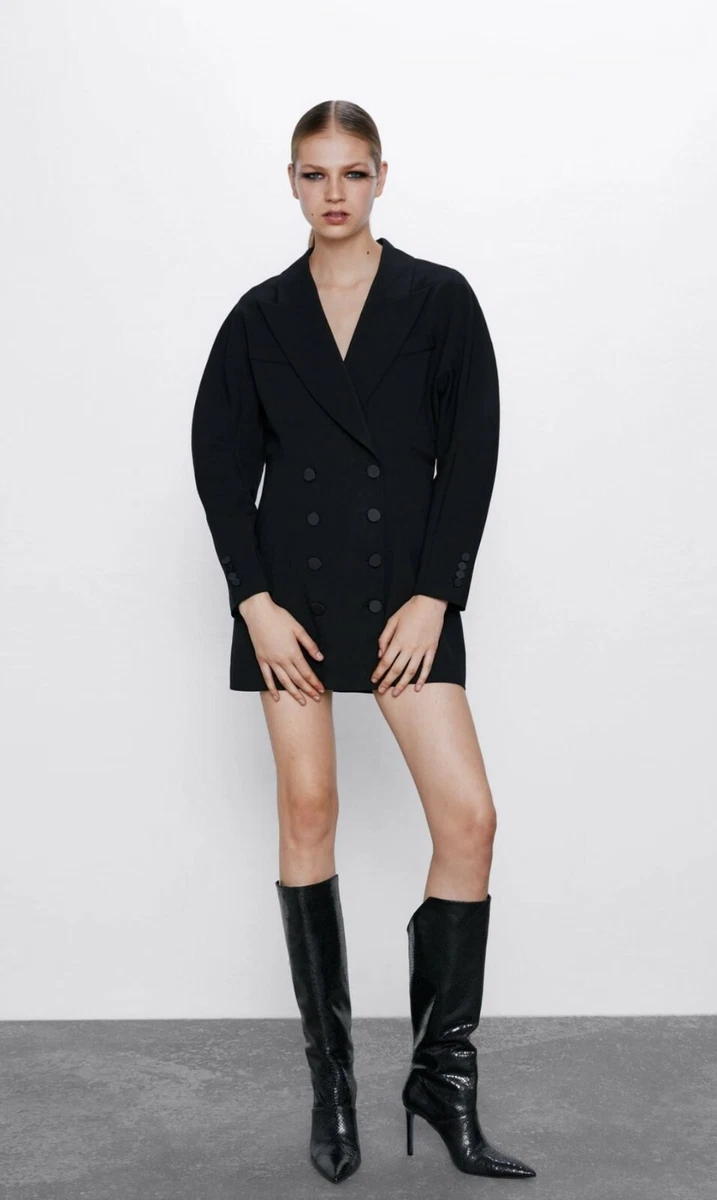 Shawl collar dress clearance zara