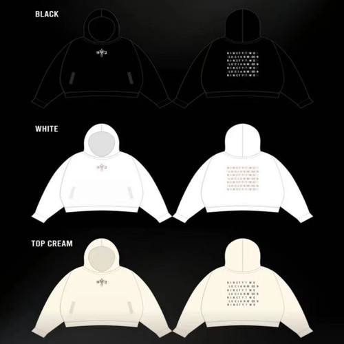 Freen Sarocha 92 Series Hoodie Sweatshirt White/Black, Brand New Out of Print - Picture 2 of 9