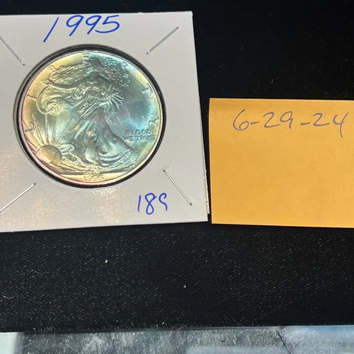 1995 American Silver Eagle - UNC Toned