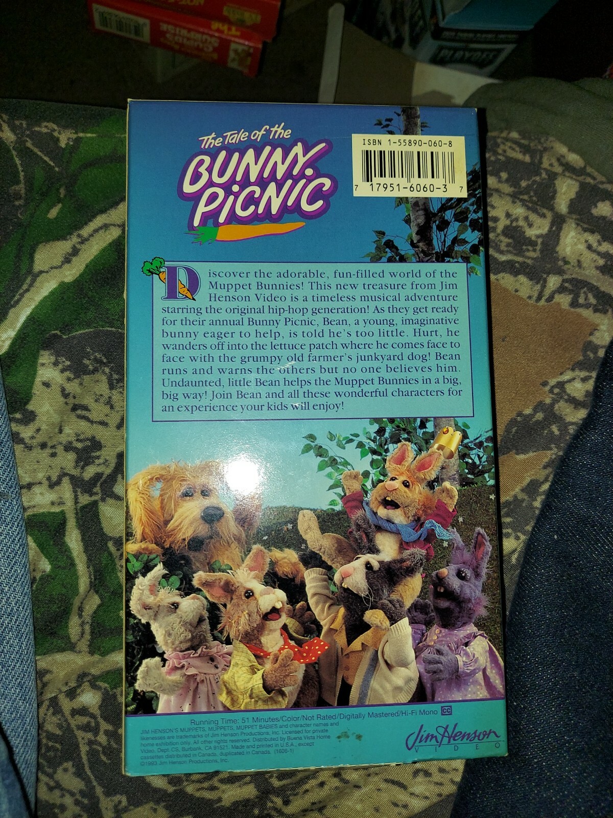 The Tale of the Bunny Picnic VHS 1997 Jim Grelly USA
