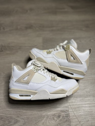 Size 7Y - Nike Air Jordan 4 - Sand Linen (2017) GS - 487724 118