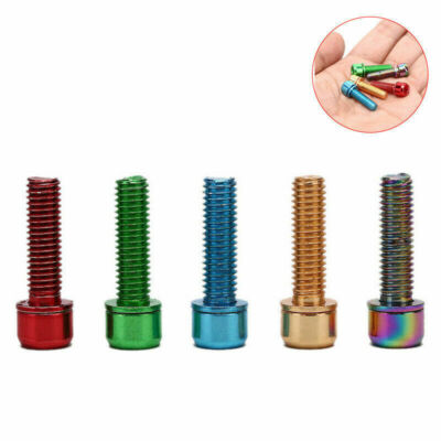 6pcs Fahrrad Schrauben Vorbauschraube M5x18mm Steuersatz mit Unterlegscheibe