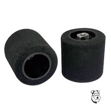 Mid-America 3/32" x .760 dia. - .500 dia. Hub Natural Rubber Tires 1/24 Slot Car