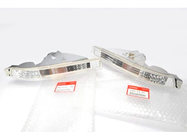 Honda ACURA 91-01 NSX NA1 NA2 Clear Front Bumper Lenses Lights Set Genuine - Image 4 of 4