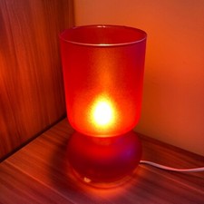 Lampada Ikea Lykta, lampada da tavolo, lampada d'atmosfera ROSSO