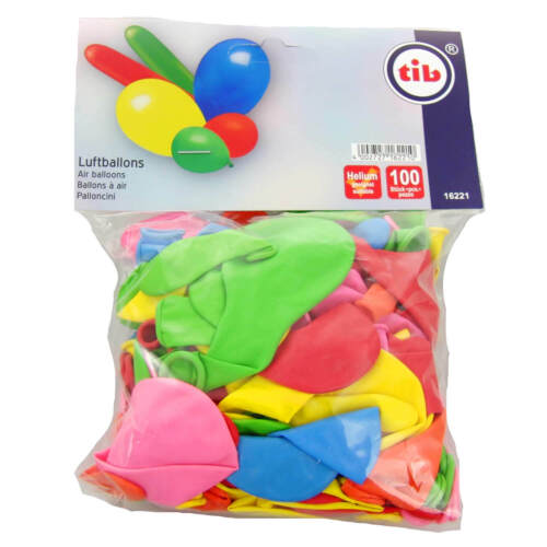 100 Stück Luftballons in verschiedenen Farben Größen und Formen Helium geeignet - Afbeelding 1 van 2