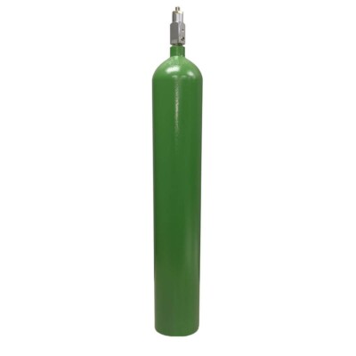 Reconditioned 23 Cu Ft Medical E Lightweight Steel Oxygen Cylinder CGA870 DOT3AA