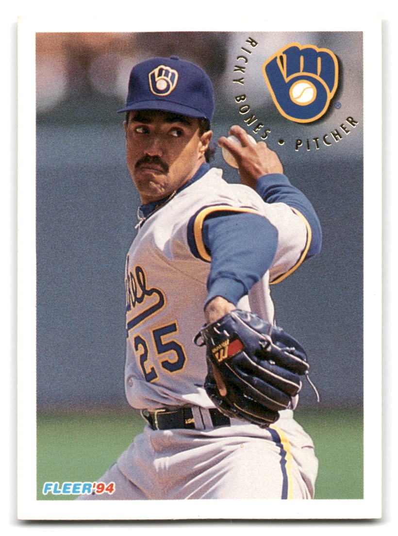 Ricky Bones 1994 Fleer Baseball #174 Milwaukee Brewers