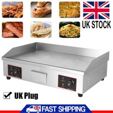 4400W Electric Griddle Kitchen Hot plate BBQ Grill Large Countertop Commercial