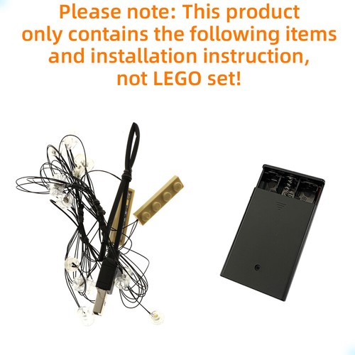 LED Light Kit for LEGOs Ideas A-Frame Cabin 21338 | eBay