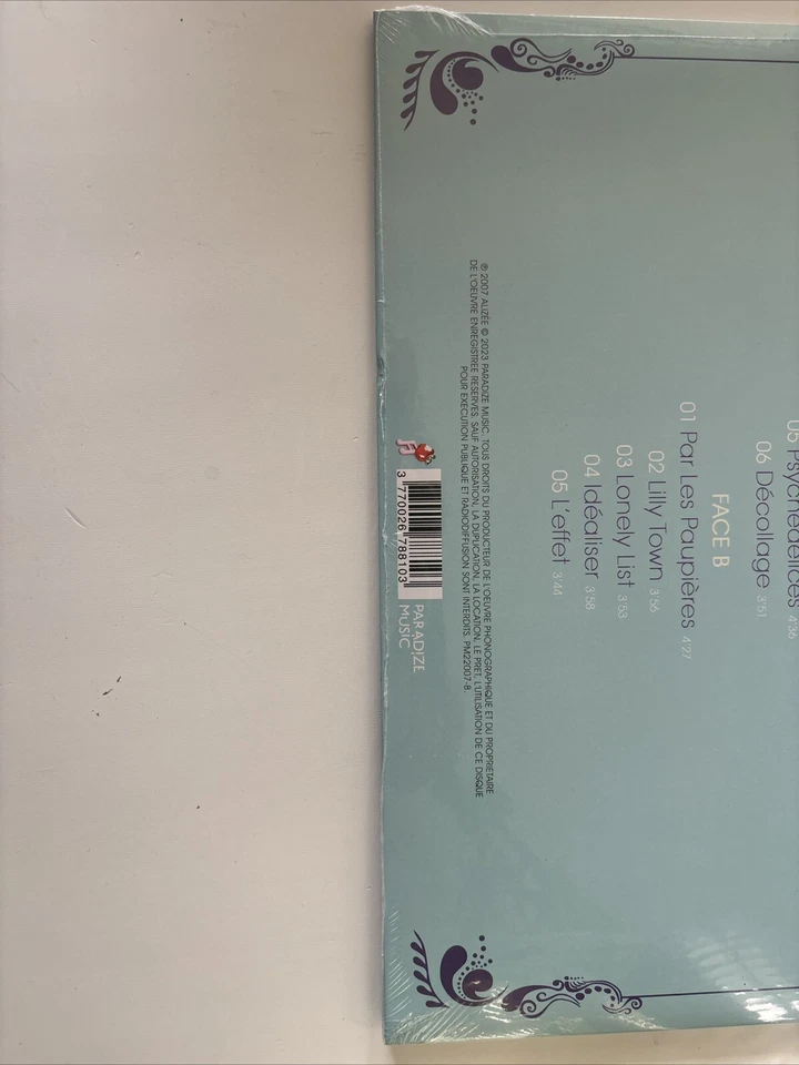 Alizée Psychédélices album vinyle 33 tours (réédition 2023) LP Neuf Scellé - Photo 3/3
