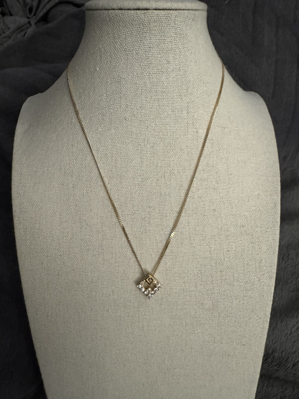 GIVENCHY Authentic Logo Rhinestone Crystal Gold “… - image 9