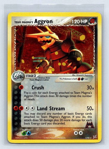 Team Aqua's Crawdaunt 2/95 Holo Rare Pokémon TCG Team Magma vs