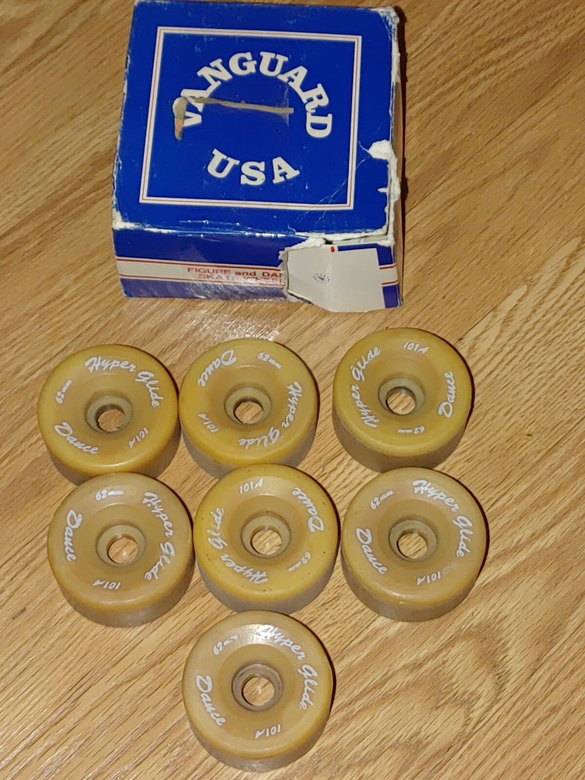 Vintage Vanguard Hyper Glide Dance 62mm Roller Skate Wheels 101A eBay