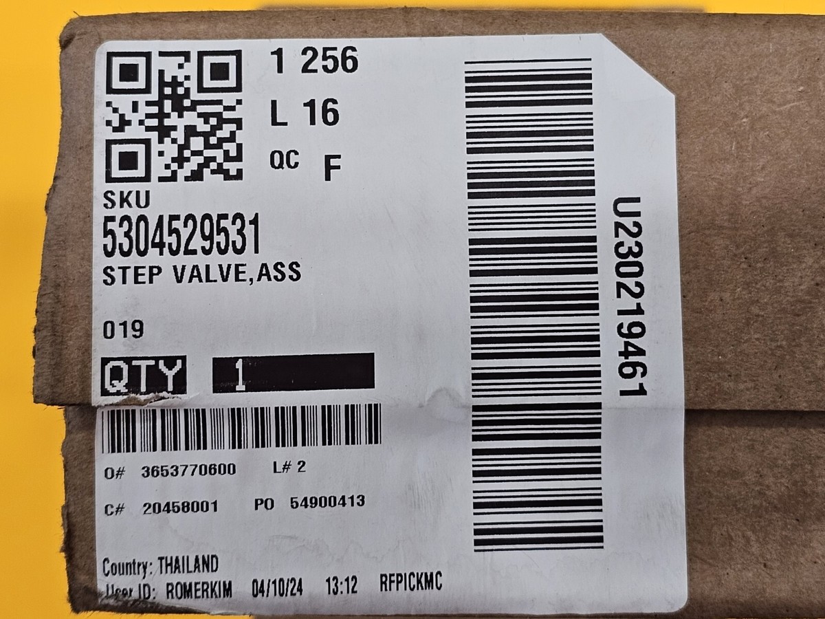 OEM Genuine Electrolux/Frigidaire Refrigerant Step Valve Assembly