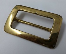 Genuine British Vintage Military Issue Brass Large 2 " large Belt Buckle MFP15