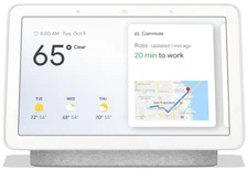 Google Nest Hub with Built-In Google Assistant, Chalk (GA00516-US)